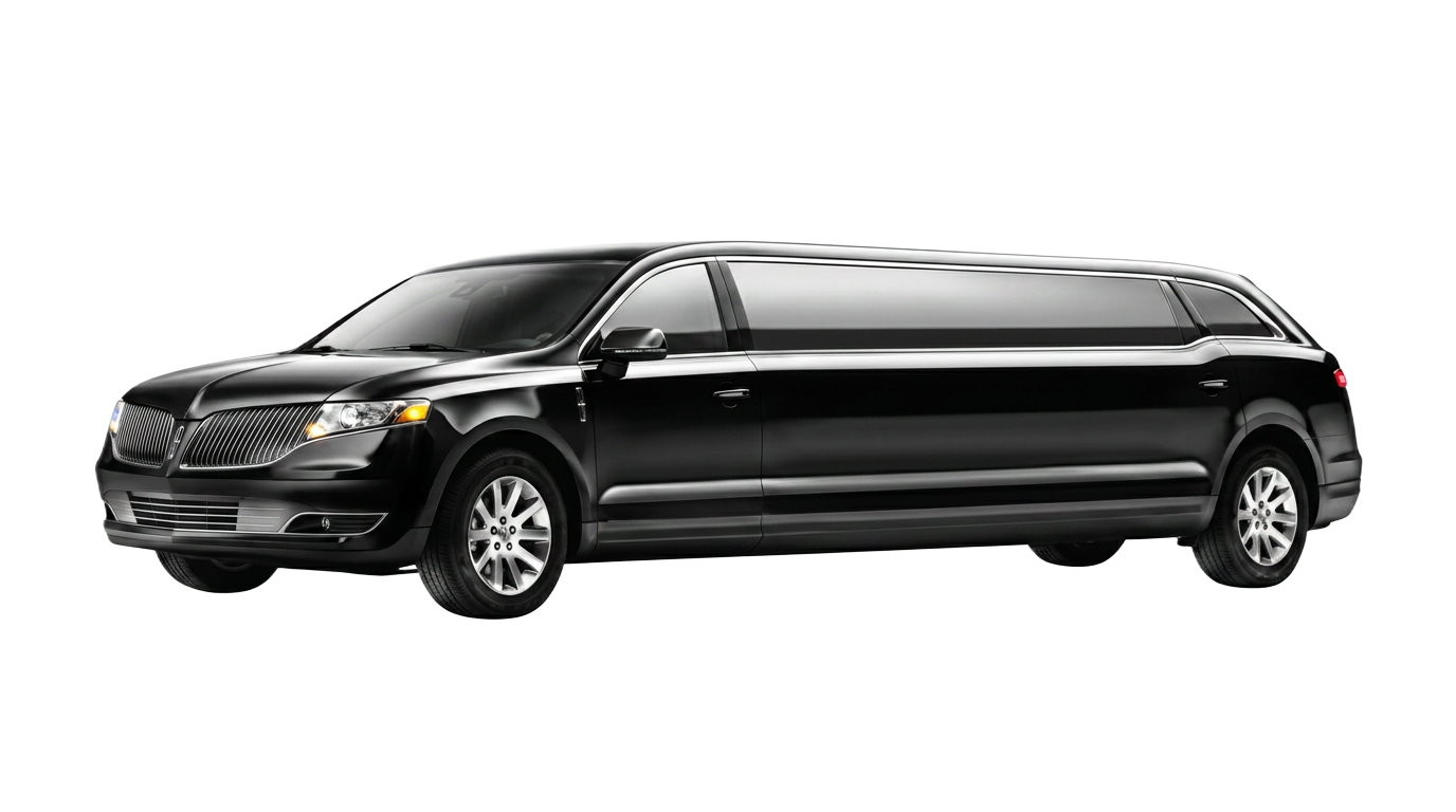 Black Lincoln MKT stretch limousine
